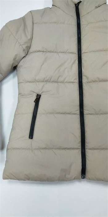 Solid Ladies Hooded Padded Jackets Quilted Nylon Packable Puffer Coat Women'S