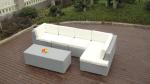 3pcs PE rattan sofas