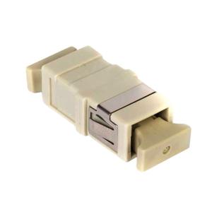 Quality Beige Flange Sc-Sc Upc Fiber Optic Adapter For FTTX wholesale