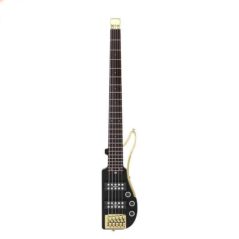 Custom New high-quality Unique Design Patented 5 String Bass Unique Design Patented Headless Travel Electric Guitar