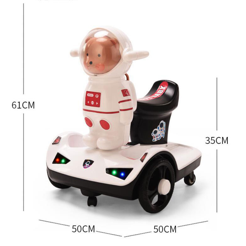 Upgrade Your Ride 6V 4.5AH Electric Vehicles with LED Lights and Max Weight 50lbs