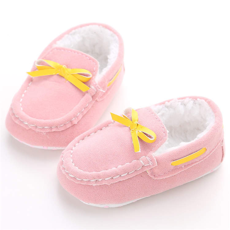 Wholesale fashion Faux suede Moccasins 0-2 years boy and girl prewalker baby boots