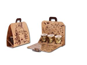 Quality Custom Printing Paper Bags , Kraft Paper Bag Packaging For Paper Cup wholesale