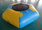 Commercial Water Games Inflatable Crocodile Water Trampoline With 0.9mm Pvc