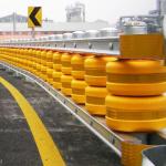 Galvanized Powder Coated Straight Barrier Traffic Safety Steel Highway Roller