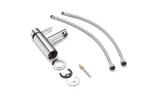 Modern Brass Basin Mixer Faucet Chrome Finish For Basin QT8202W