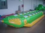 Double Lanes Inflatable Banana Boat With Reinforced Strips For Adult