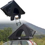 Universal Triangle Clamshell Hard Shell Car Roof Top Tent for Outdoor Camping