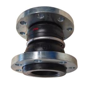 Quality Galvanized Carbon Steel EPDM Connector 3'' DN80 Double Ball Bellows Flanged Rubber Expansion Joint wholesale