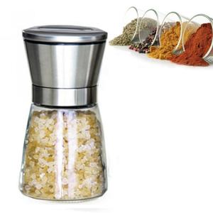 Quality Refillable Mini Spice Salt Pepper Grinder Adjustable Coarseness Household Kitchen Tools wholesale
