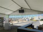 UV Resistance Large Waterproof Outdoor Tent , White Party Tent Easy Opeation