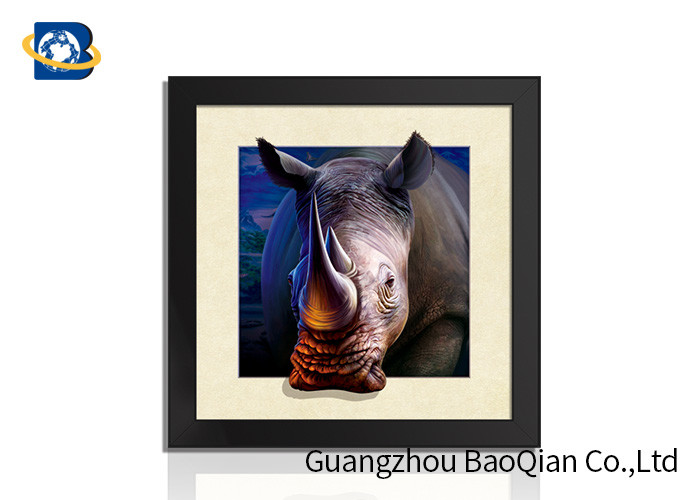 Horse Animal Design 3D / 5D Custom Lenticular Printing MET / PP Material