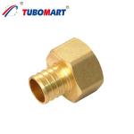 Lead Free Crimping Pex Pipe Fittings 200 Psi Water Supply Plumbing Crimp