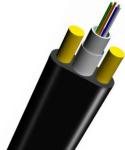 GYFXTY-FL Flat Span Outdoor FTTH Fiber Optic Cable For Conduit / Duct Installati