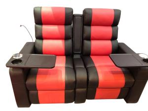 Quality 580mm Combination Electric Recliner Leather Sofa Couch wholesale
