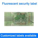 Security Paper Adhesive Customized Tax Stamp For Cigarette Duty