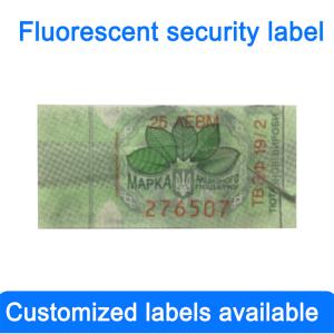Quality Holographic Custom Tax Stamps With Hot Stamping Foil Anti-counterfeiting Technology wholesale