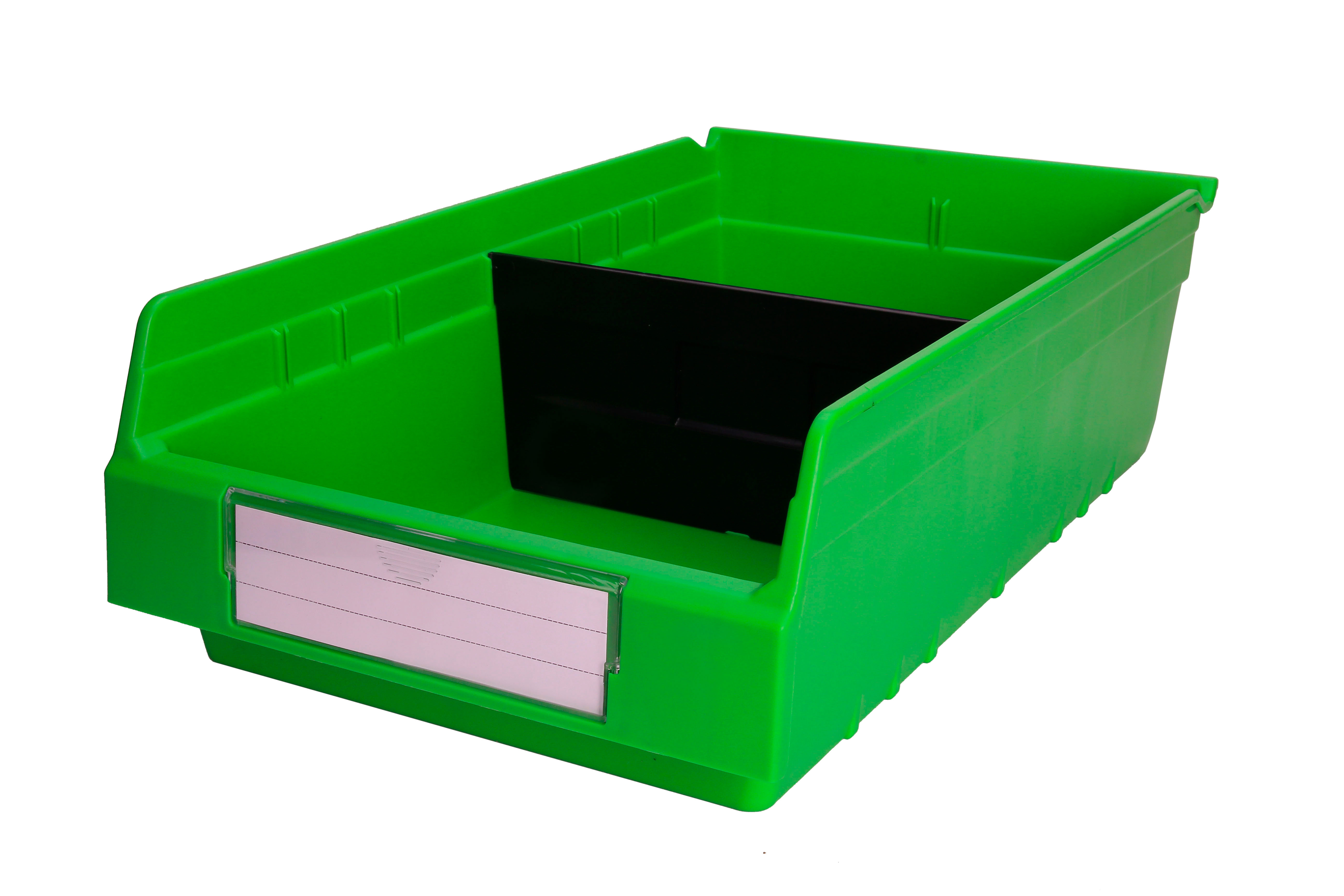 Customized Logo Classic Office Organizer Plastic Crate Industrial Warehouse Parts Storage PP Shelf Bin