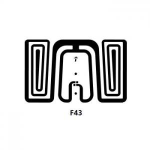 Custom 26*16mm F43 RFID UHF Inlay / RFID Dry Inlay With Impinji Monza 4 Chip