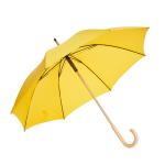 8-Rib Fiberglass Customizable Umbrella With Wooden Handle