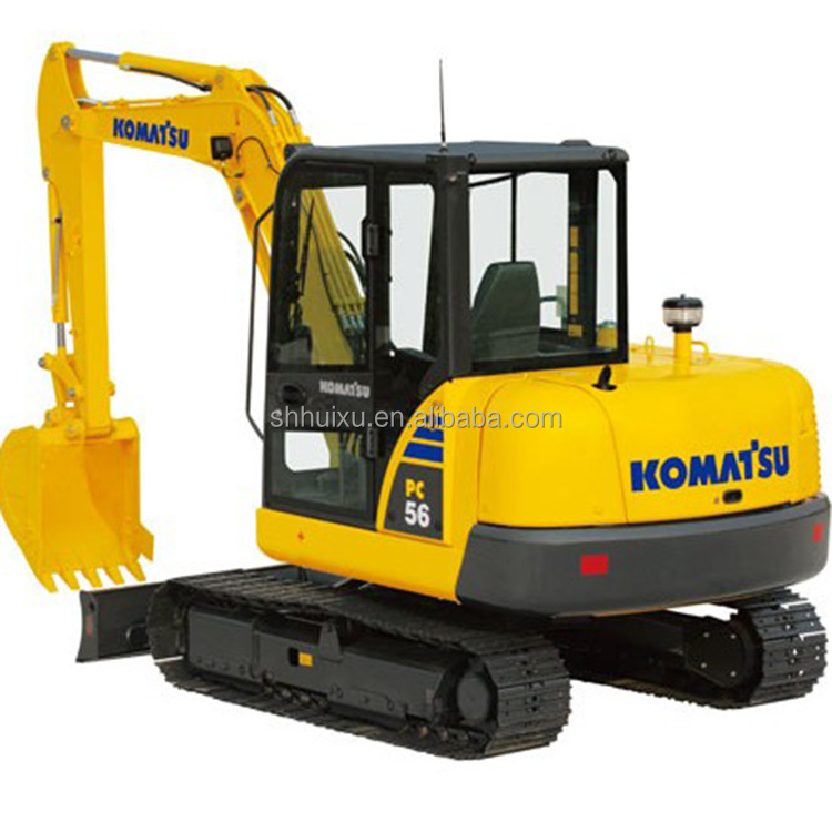 komatsu mini crawler excavator PC56 Used digger KOMATSU PC56 Komatsu Excavator
