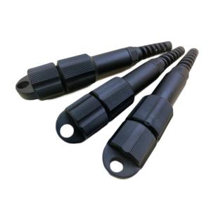 Quality IP66 PDLC Waterproof Fiber Optic Cable Connector Outdoor Black wholesale