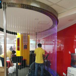 Quality Musical Interactive Digital Water Curtain Fountain Stainless Steel 304 wholesale
