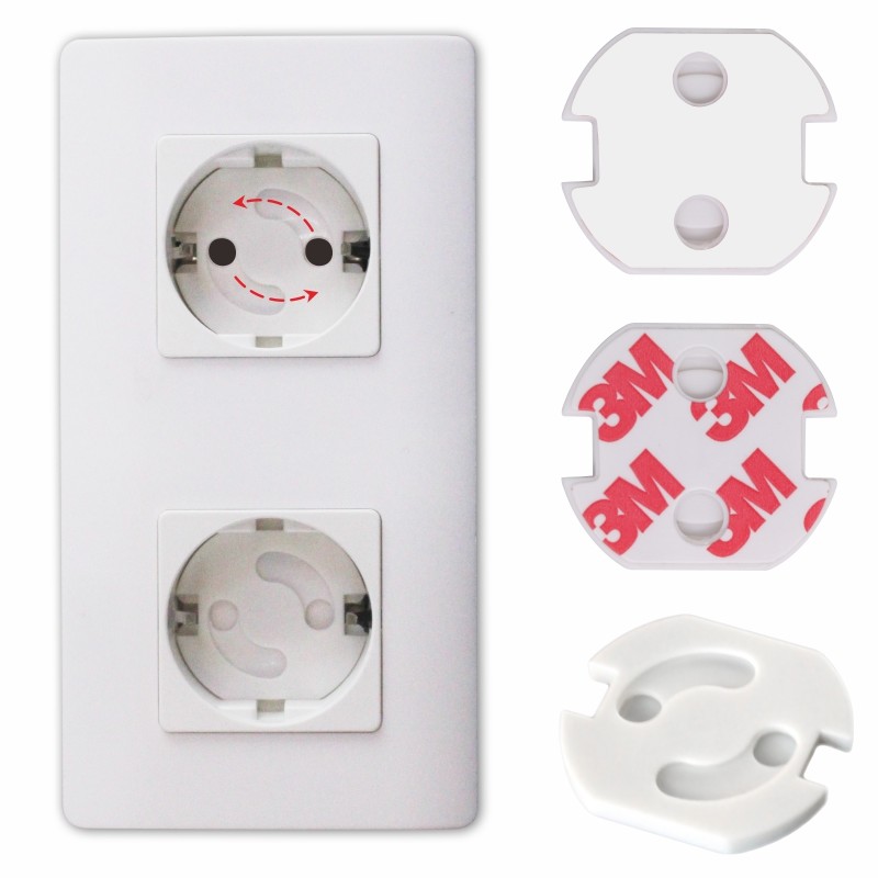 Multipurpose ABS Outlet Safety Covers , Childproof Power Socket Cover