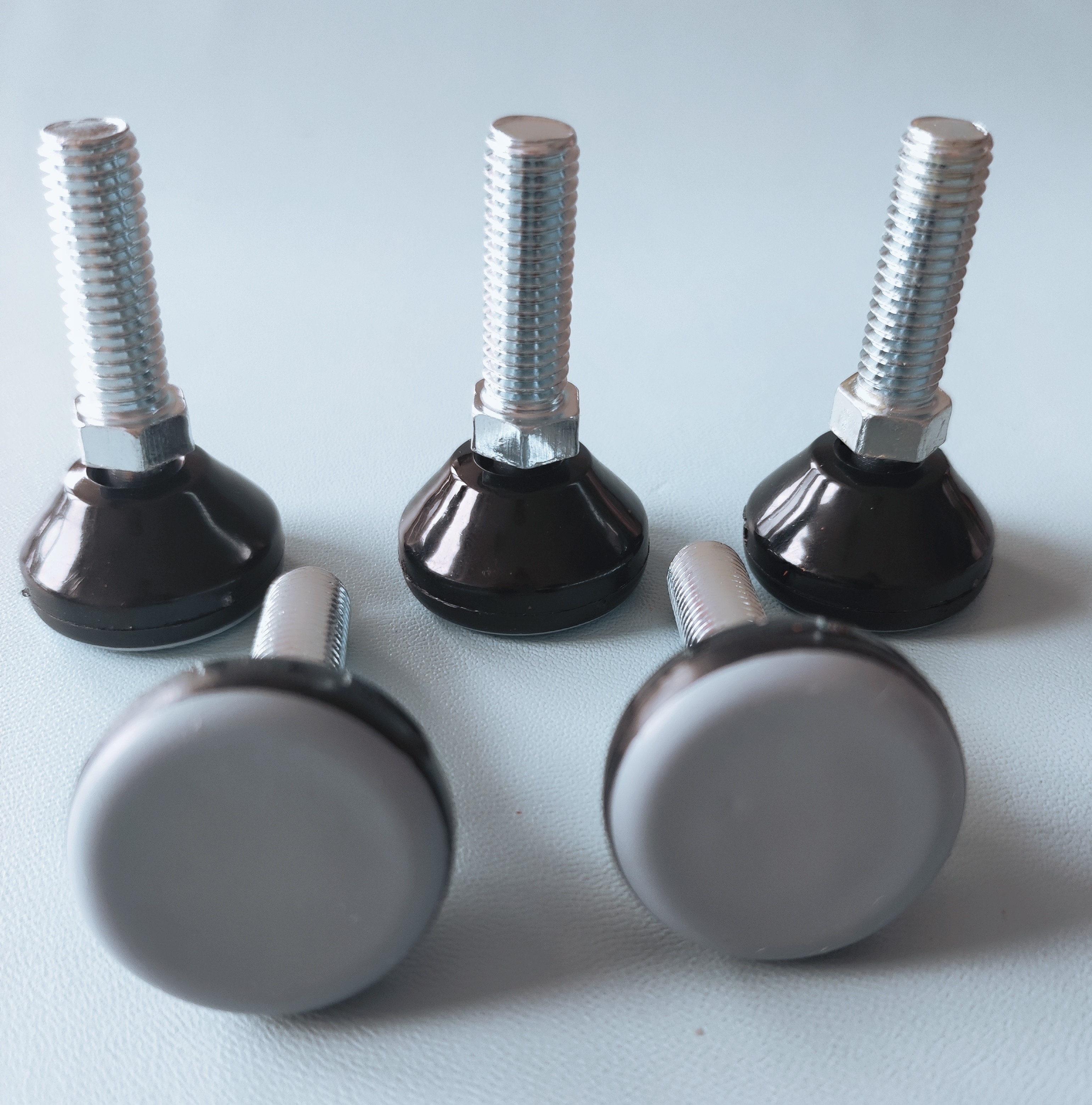 Furniture Swivel Leveling Feet Easy Gliding M8X25mm For Table Sofa Chairs