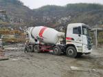 10m³ White Twin Shaft Concrete Mixer Truck For Industrial