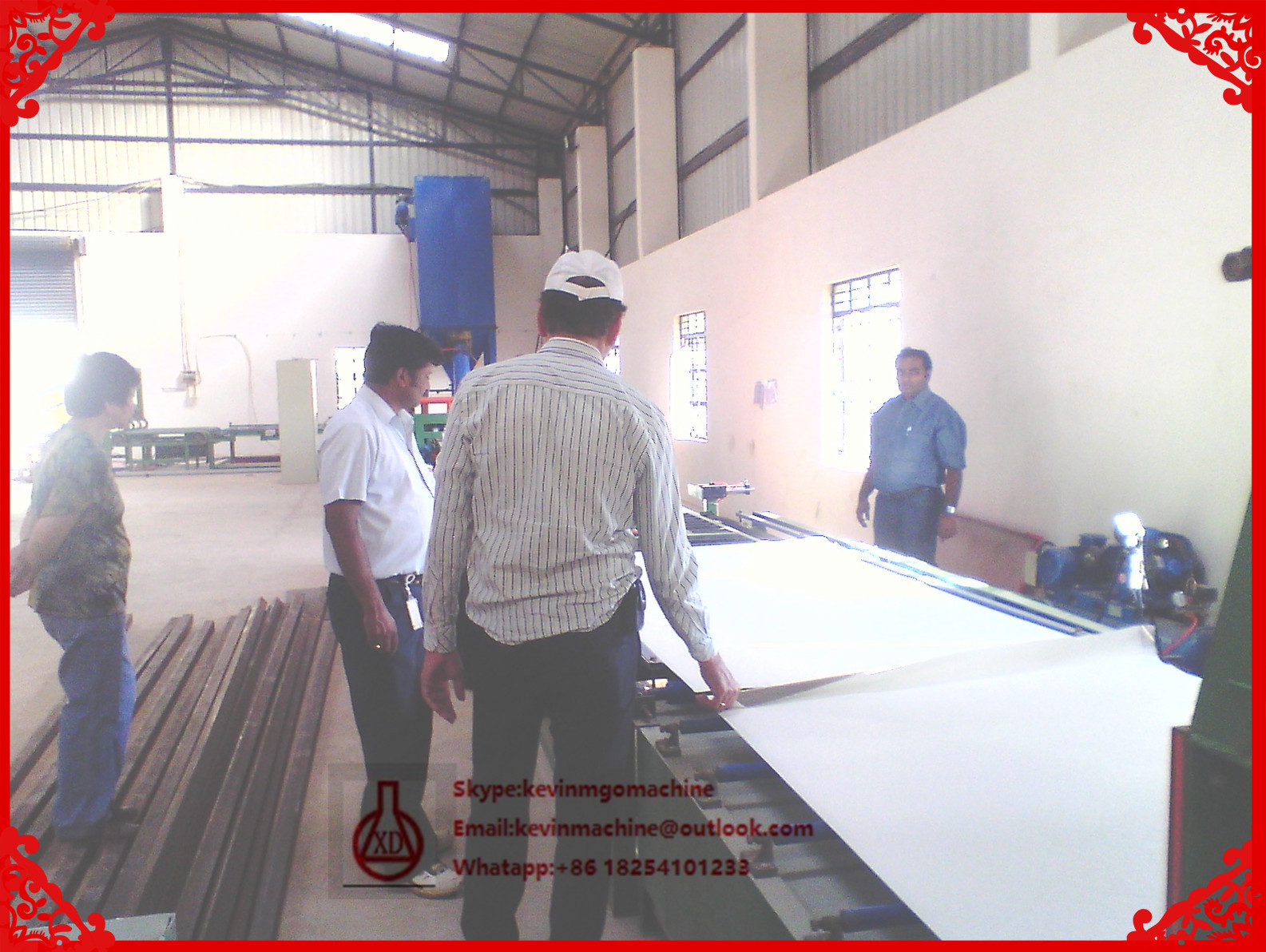 Mgo Board Production Line , Dual Channel Roll Style System Lightweight Wall Panel Machine