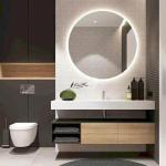 Wall Mounted Hotel Bathroom Vanity YALIG Modern Cabinet with Included Countertop