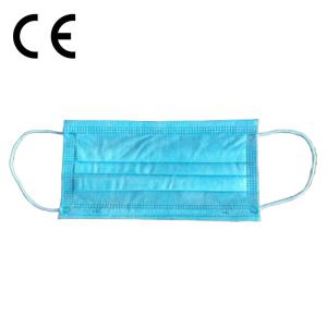 Quality Medical Disposable Blue Color 3 Ply Surgical Face Mask With CE Mark wholesale