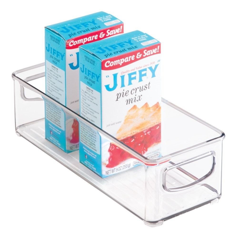 Refrigerator, Freezer and Pantry Storage Container – Food Organizer Bin for Kitchen