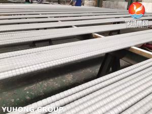 Quality Stainless Steel Corrugated Tube ASTM A213 TP304 , Enhanced Heat Transfer In Heat Exchanger wholesale