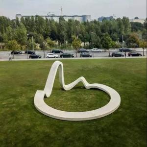 Quality Painted FRP Large Outdoor Fiberglass Statues Lawn Ornaments Seat wholesale