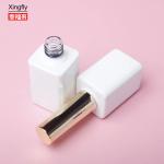 Round 15ml Gel Nail Polish Bottles Customized Logo For Brush And Cap