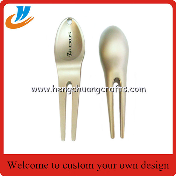 Personalized golf divot repair tool/Zinc alloy golf accessories