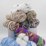 Recycled Crochet Milk Invisible Knot Yarn Anti Bacteria Moistureproof