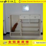 Home Aluminum Storage Cabinet Sustainable Solid Wood Shoe Cabinet