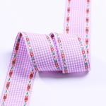 7mm-38mm Blue Embroidered Ribbon ISO9001 Embroidered Floral Ribbon
