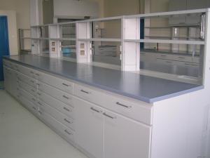 Quality Steel School Lab Furniture , Aluminum Alloy Column Portable Lab Bench wholesale
