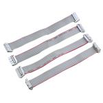 2.54mm Double Row IDC Flat Ribbon Cable UL2651 Type 28AWG Male Plug