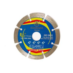 Quality High Quality 4.5inch 115×10×22.23×8T Concrete Cutting Wheel For Grinder Diamond Tile Cutting Blade wholesale