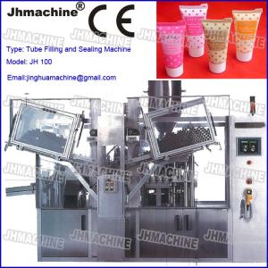Quality High Speed Automatic Tube Filling and Sealing Machine For Cosmetic Products Double Head wholesale