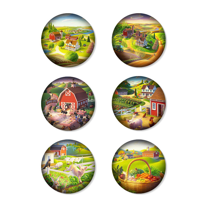 Cartoon PP PET PVC Image 3D Lentiuclar Magnets UV Printing Souvenir