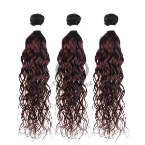 Quality #T1B/99J Water Wave Remy Human Hair Bundles Sew In Weave Bundles Brazilian Bundle Deals wholesale