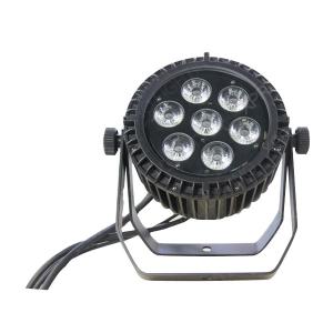China DJ Lights 7 X15W RGBW Waterproof Led Par Can DMX Auto Master Slave Control on sale
