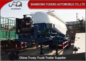Quality 50 cbm Cement Tanker Semi Trailer truck tank trailer dry powder transport wholesale