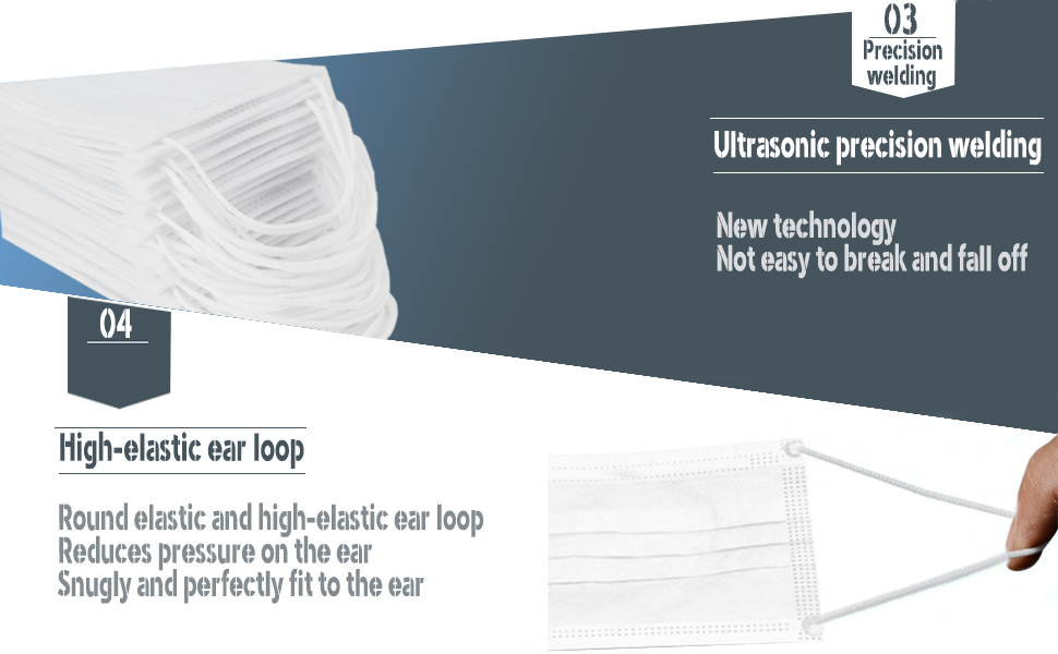S&J 3 ply Disposable Surgical Face Mask Respirator ASTM F2100 Type2iir Mascarillas White Color Medical Mask